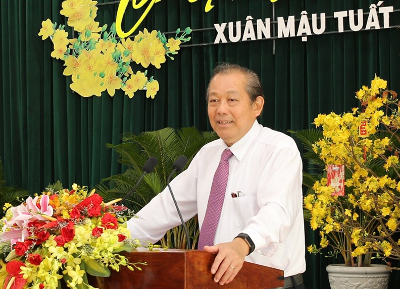 Phó Thủ tướng Trương Hòa Bình thăm, chúc Tết tại Long An - ảnh 1